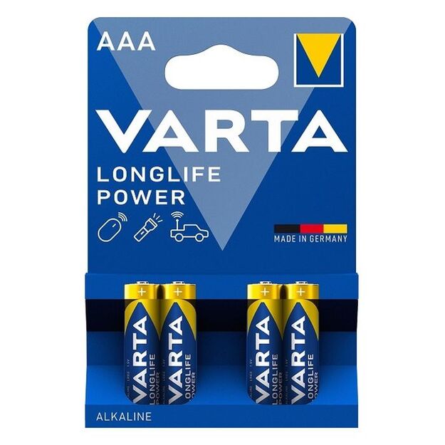 AAA baterijas Varta High Energy , 4 gab.