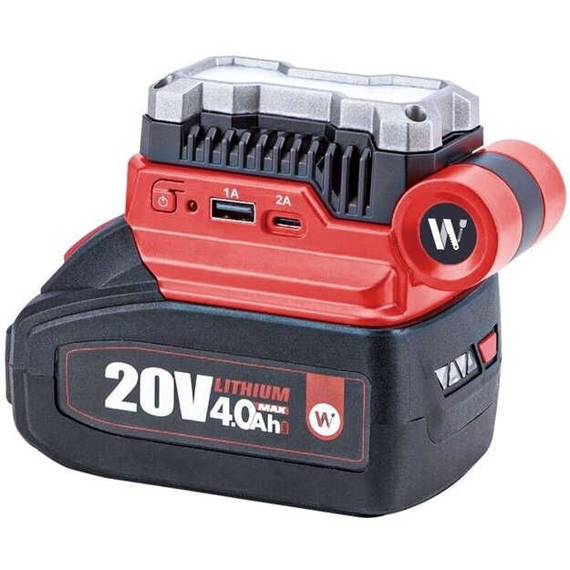 WORCRAFT USB adapteris akumulatoram 20V LI-ION