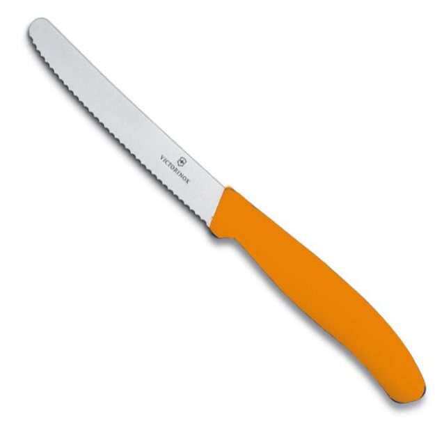 Victorinox Swiss Classic tomato and table knife 11 cm Orange 6.7836.L119