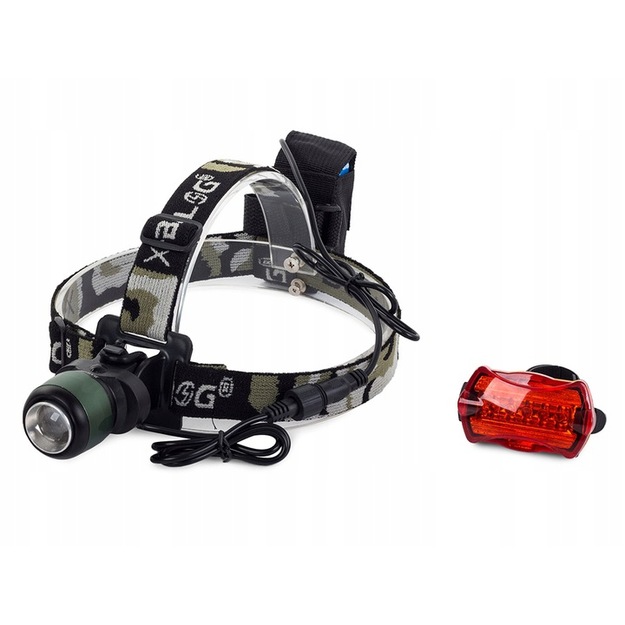 Dviračio žibintai - žibintuvėlis ant galvos