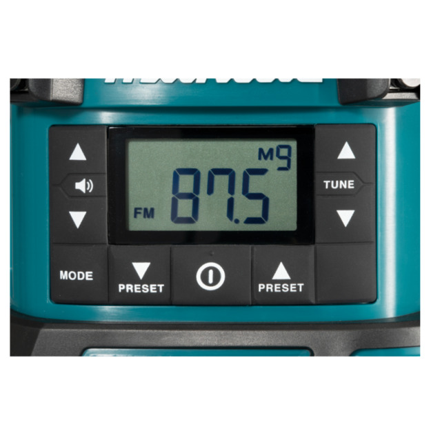 MAKITA DMR055 Radio uztvērējs ar prožektoru