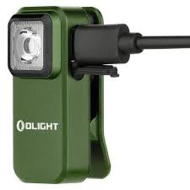 Olight Oclip uzlādējams lukturītis 300lm OD Green