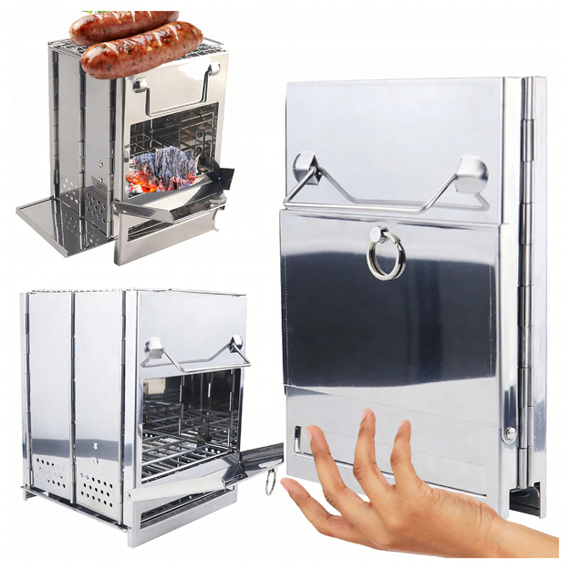 Pārnēsājama saliekama tūrisma krāsniņa