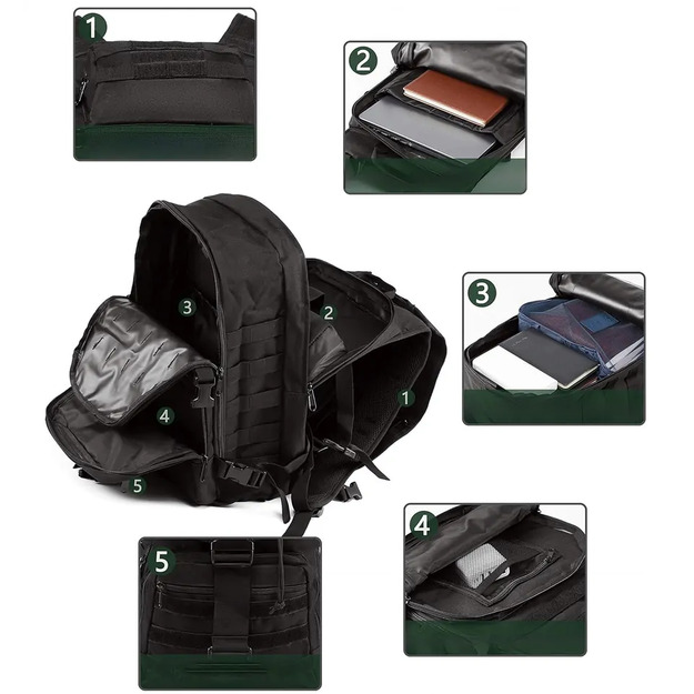 Foxter 60L tūrisma mugursoma