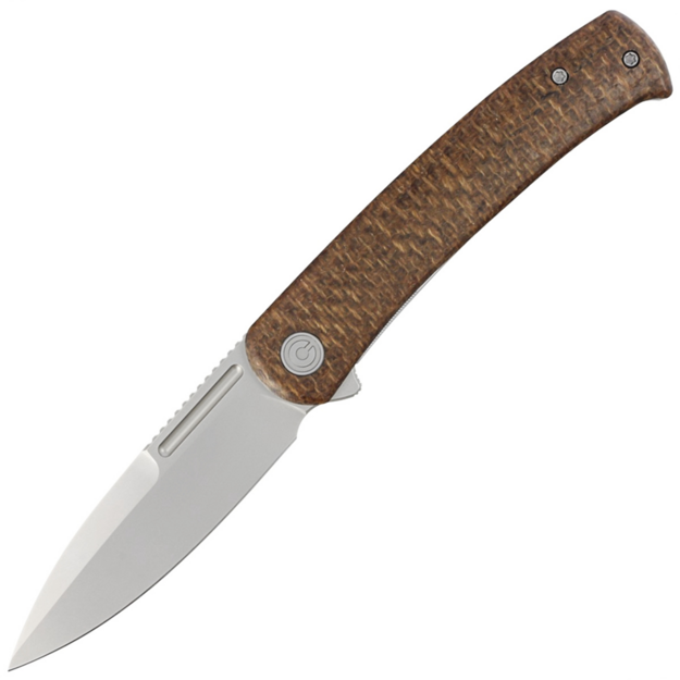 Civivi Cetos saliekamais nazis Brown Micarta / Tērauds 14C28N (C21025B-1)
