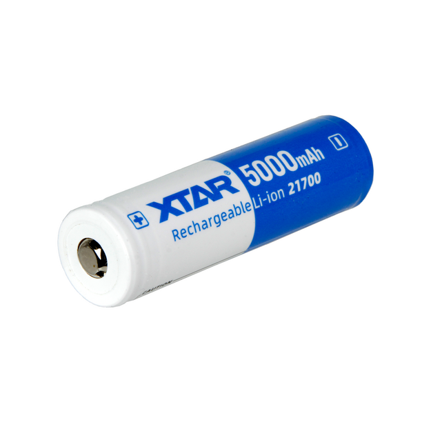 XTAR 21700 HP 25A 5000mAh 3.6V Li-ion akumulators ar aizsardzību
