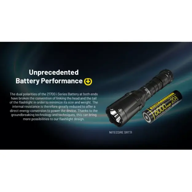 Nitecore High Drain akumulators 21700, 6000mAh, Li-ion NL2160HPI