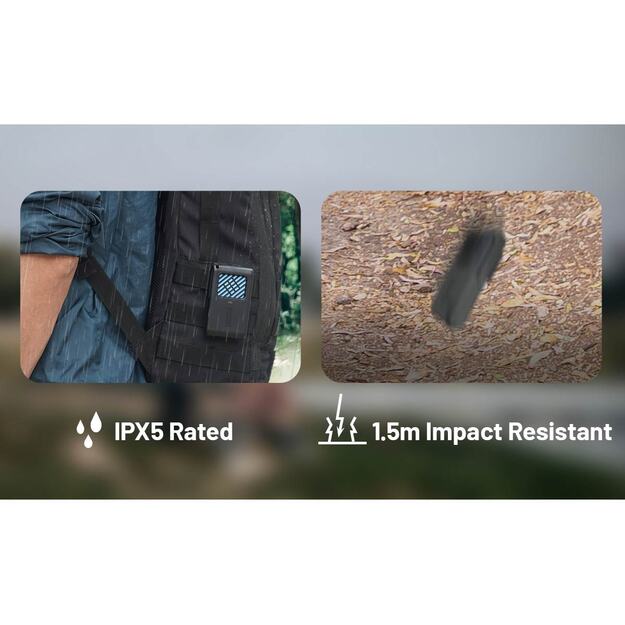 Nitecore EMR06 - moskītu atbaidī&scaron;anas līdzeklis, integrēta uzlādējama baterija, desert tan