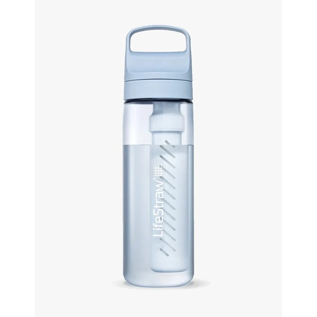 Дорожная бутылка LifeStraw Go 2.2 с фильтром 650 мл. Icelandic Blue LGV422BLWW