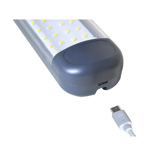 Workshop lamp 48 LED COB hook, magnet, USB rechargeable