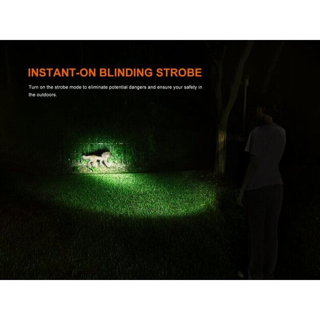 Fenix LD35R LED lukturītis ar baltu, sarkanu un zilu gaismu