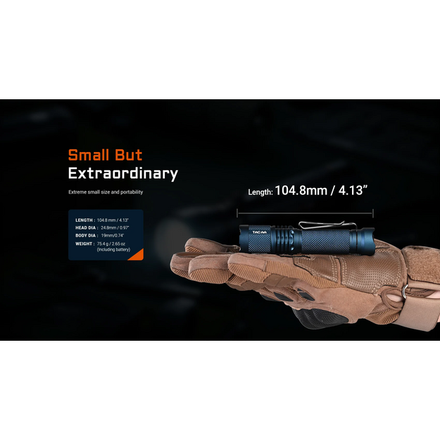 AceBeam TAC AA V2.0 Red Flashlight