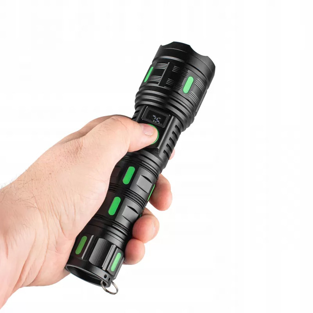 VAYOX 1200lm Pro sērijas taktiskais uzlādējamais lukturītis VA0365