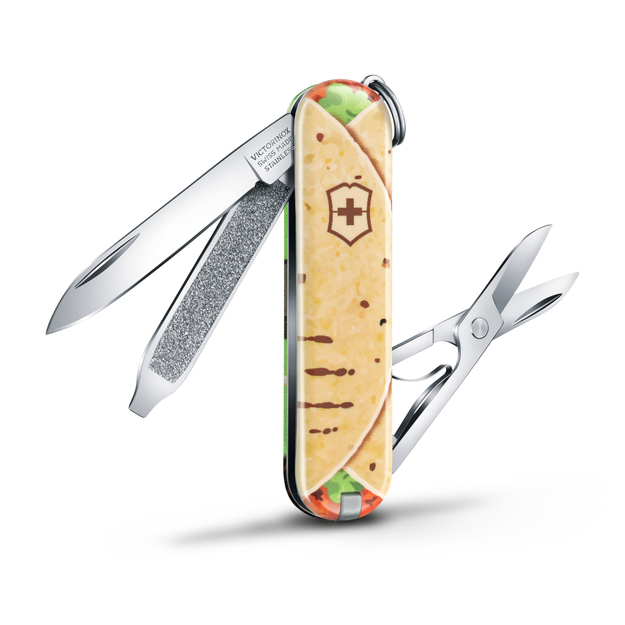 Victorinox Classic SD Limited Edition pocket knife 2019 - Mexican Tacos 0.6223.L1903