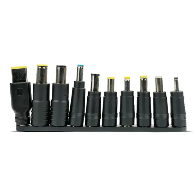 Universāls baro&scaron;anas avots, sprieguma selektors USB-C PD - DC 5V, 9V, 12V, 15V, 20V, 10 savienotāji, everActive AD-PD65