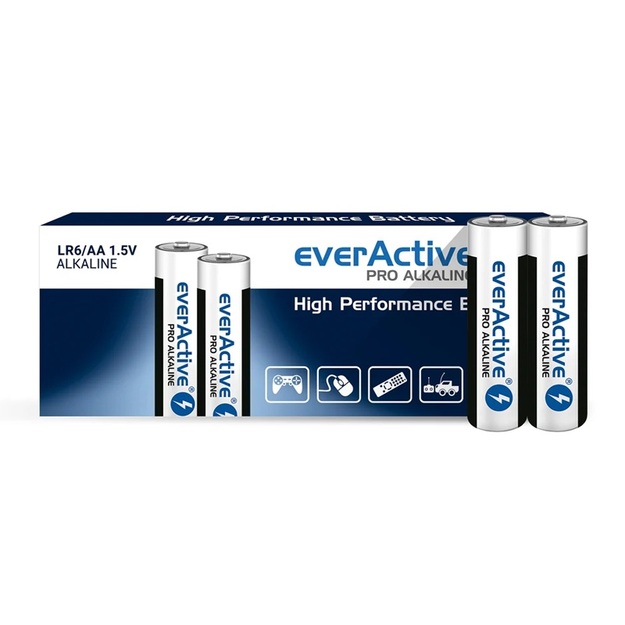 everActive Pro AA / LR6 sārma baterijas (kartona kastē 10 gab.)