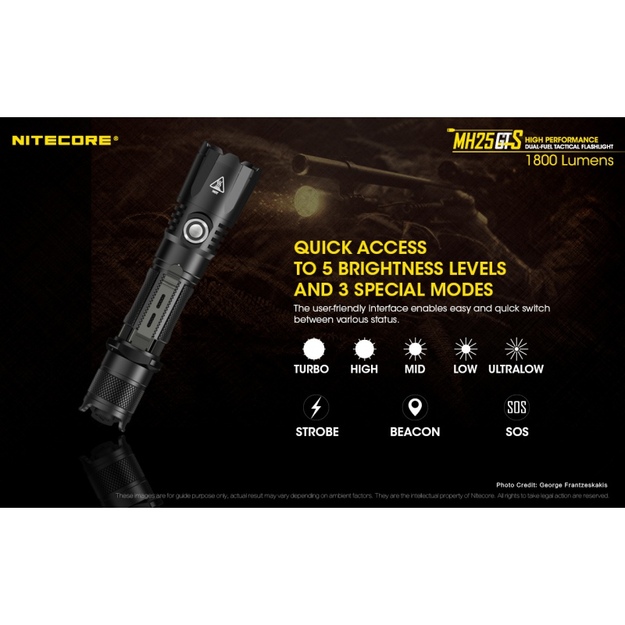 Nitecore MH25GTS žibintuvėlis