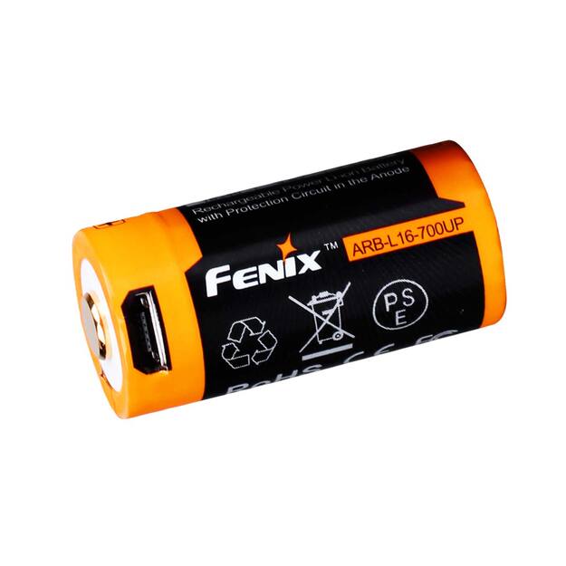 16340 USB rechargeable battery Fenix ARB-L16-700UP 