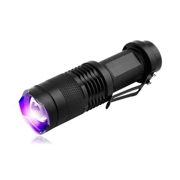 Ultravioletinis UV LED žibintuvėlis 1W