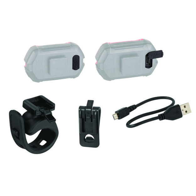 Aizmugures apgaismojums FORCE RUBY2 25L, 1LED USB