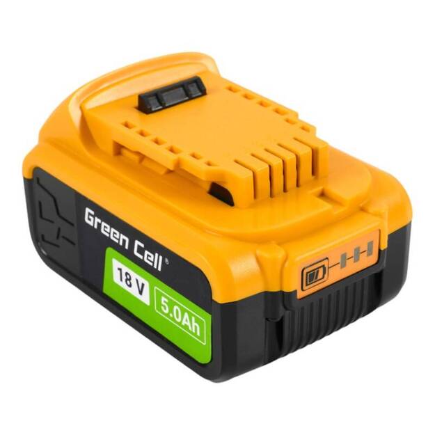 Akumulators elektriskajiem instrumentiem Green Cell PTDW18V5, DeWalt XR 18V 5Ah DCB184