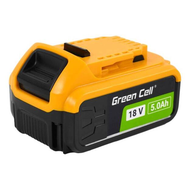 Akumulators elektriskajiem instrumentiem Green Cell PTDW18V5, DeWalt XR 18V 5Ah DCB184