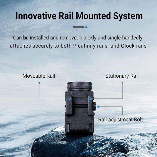 Nextorch WL14 ieroču zibspuldze - 500 lūmeni