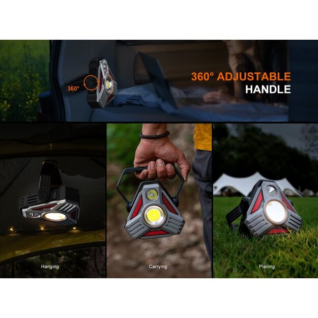 Fenix ​​​​​​CP50R LED kempinga apgaismojums ar USB savienojumu