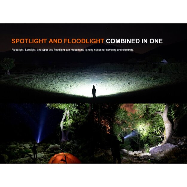 Fenix ​​​​​​CP50R LED kempinga apgaismojums ar USB savienojumu