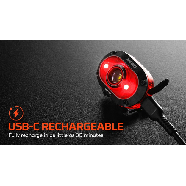 NEBO Mycro 450 lm Flashlight, Red NE0026-H