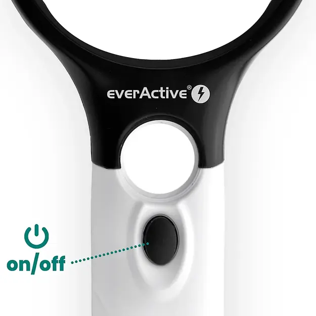 everActive MG-01 Palielināmais stikls ar LED fona apgaismojumu