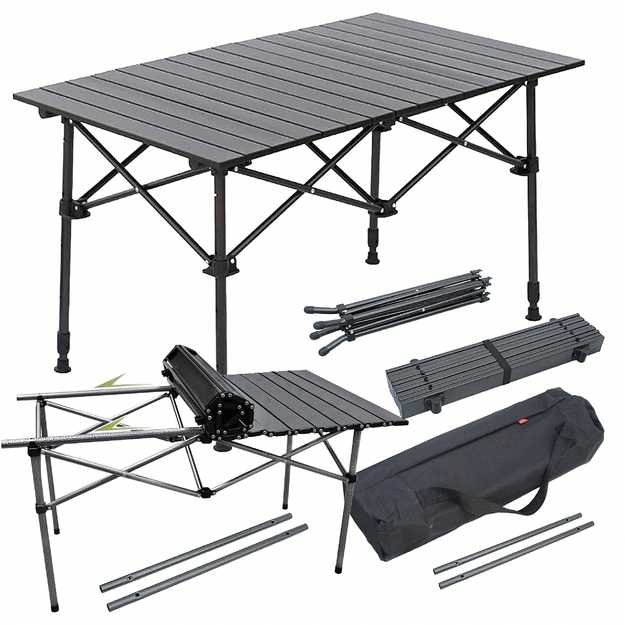 Saliekams tūrisma ceļojumu galds