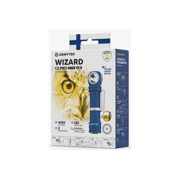 Armytek Wizard C2 Pro Max LR lukturītis Limited Edition Somijā F06702CB