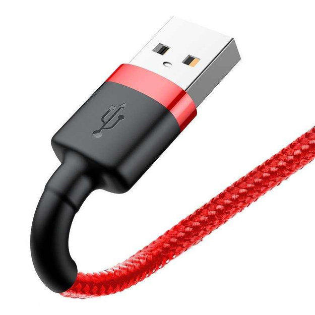 Baseus Cafule USB Lightning Cable 2,4A 0,5m (Red)