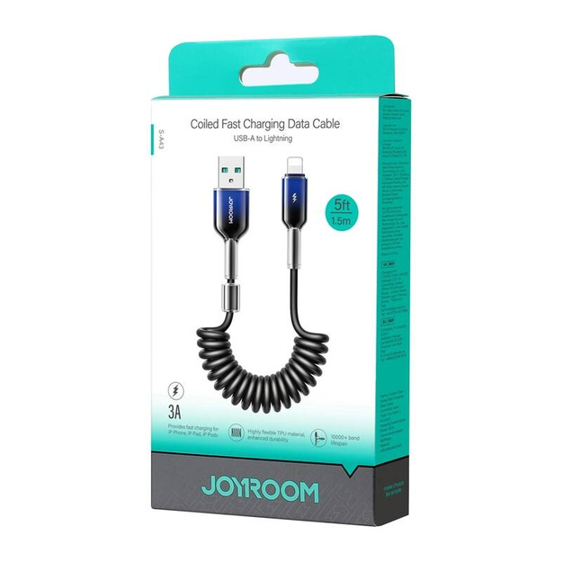 Cable USB-A Lightning Joyroom S-A43 1.5m (black)