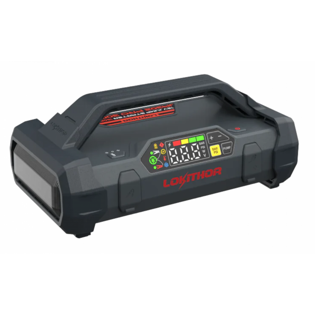 Lokithor JA302 Pro &ndash; 12V 3000A palaidējs ar gaisa kompresoru