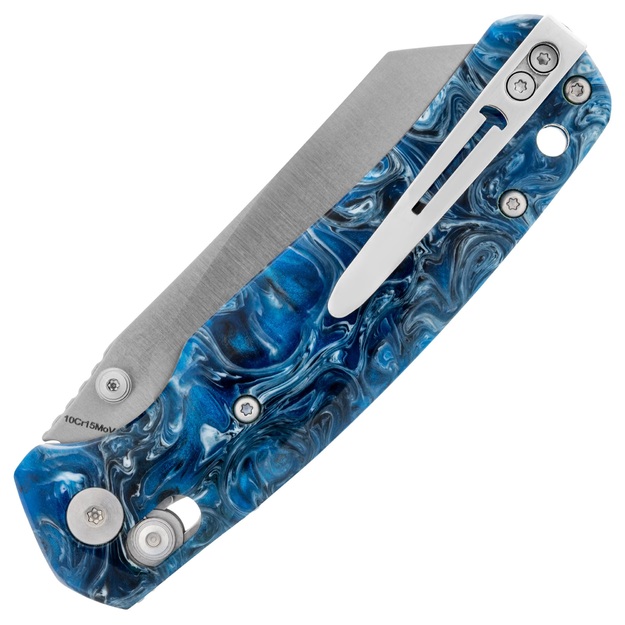 Складной нож Bestechman  Крыло цикады  с сине-пятнистой отделкой BMK06Q