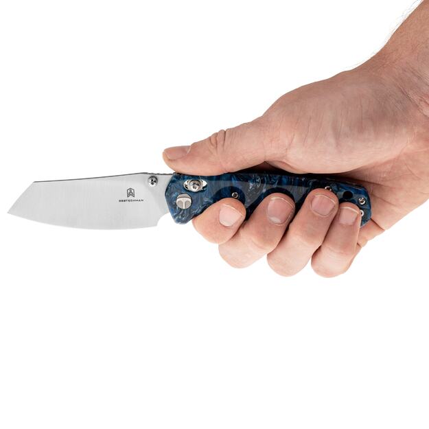 Складной нож Bestechman  Крыло цикады  с сине-пятнистой отделкой BMK06Q