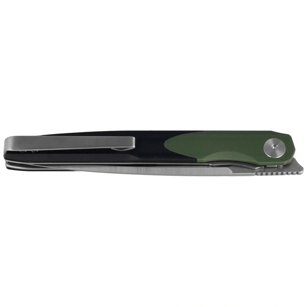 Bestechman Lanza OD G10, folding knife 14C28N, manufacturer Grzegorz Grabarski (BMK14C) Green/black