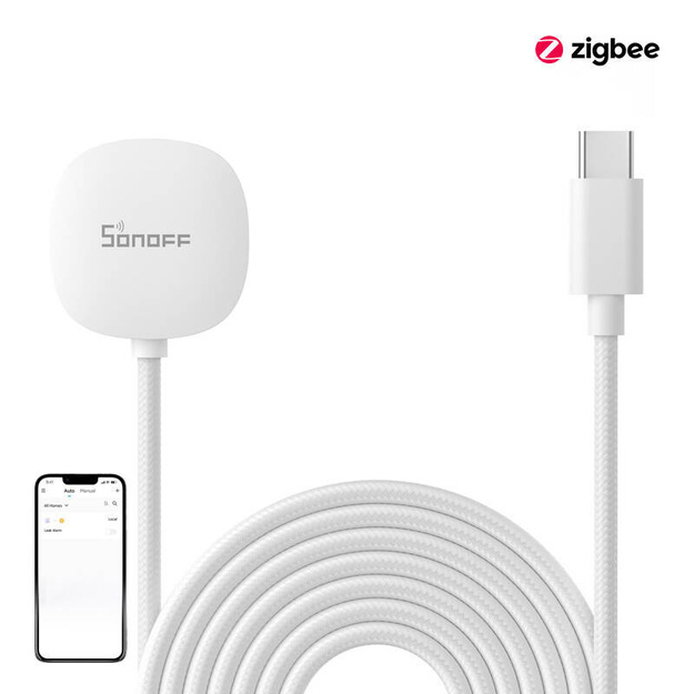 Pagarinā&scaron;anas kabelis plūdu/ noplūdes detektoram SNZB-05P SONOFF WLDC200