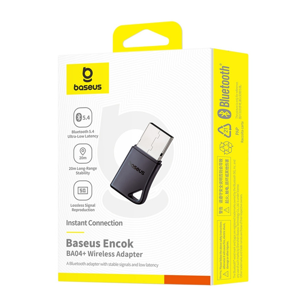 Adapteris USB Baseus Encok BA04+ Bluetooth 5.4
