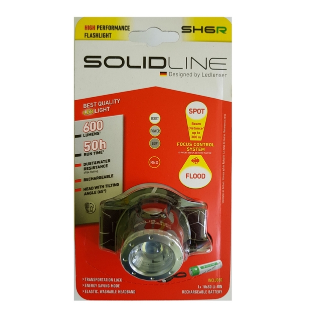 Ledlenser Solidline SH6R headlamp