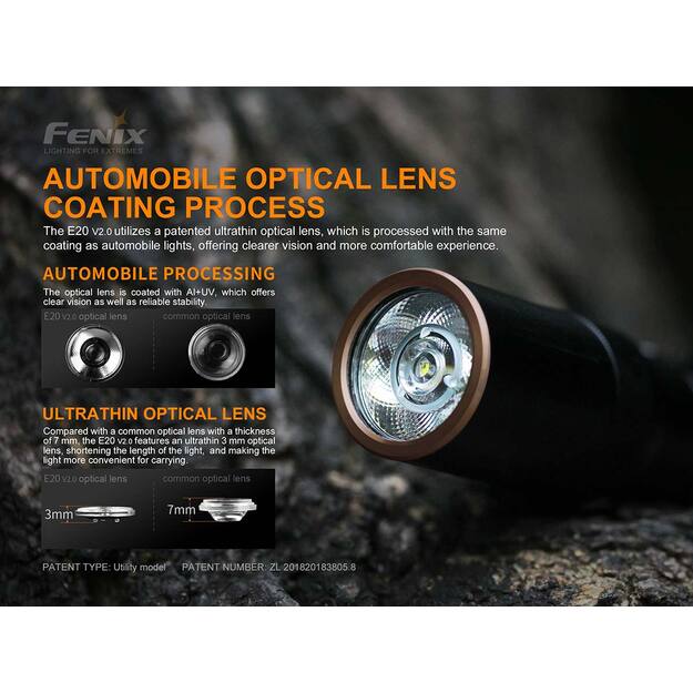 Fenix E20 V2.0 flashlight