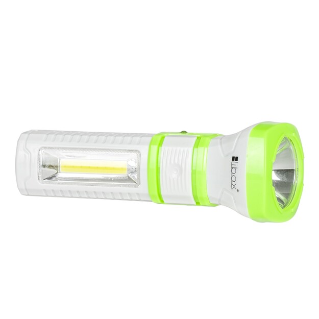 LED COB + 1 LED rechargeable flashlight LIBOX
