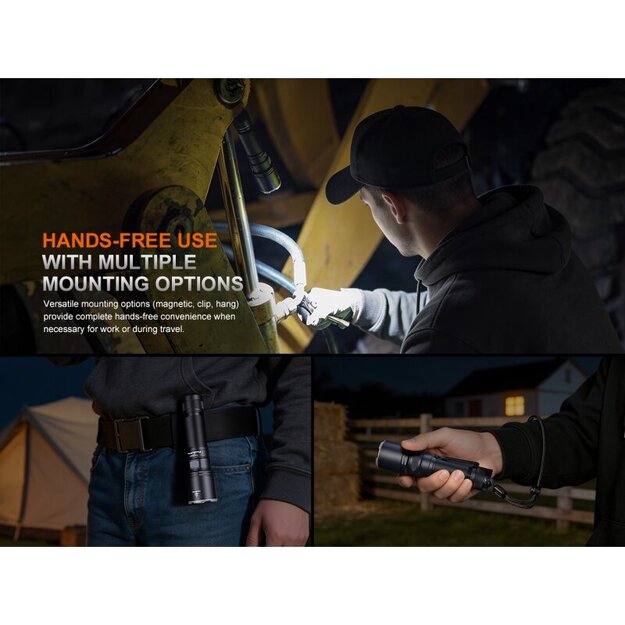 Fenix ​​C7 Pro LED flashlight with USB connection