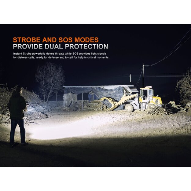 Fenix ​​C7 Pro LED flashlight with USB connection