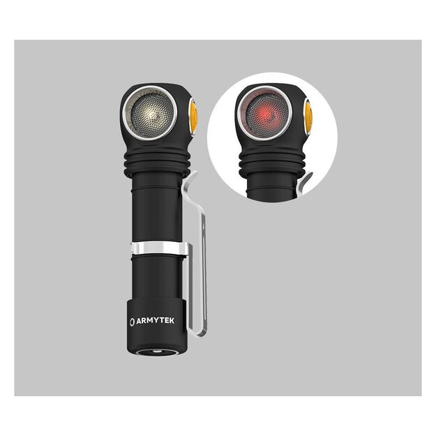 Armytek Wizard C2 WR lukturītis, USB, Silts F06901PW