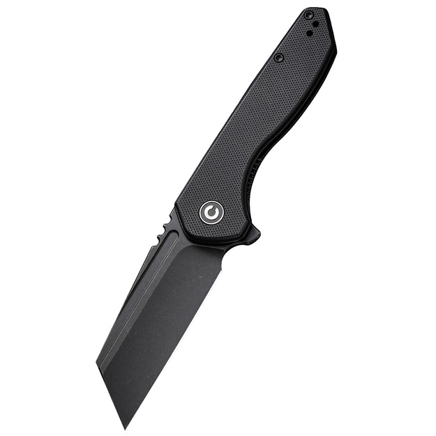Civivi ExOne Black G10, Black Stonewashed Nitro-V saliekamais nazis, ko ražo Brian Brown (C23036-1)