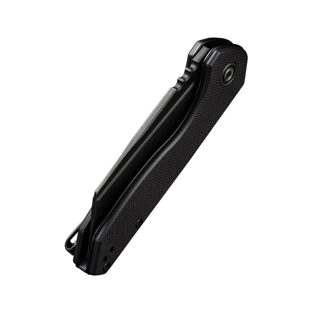 Civivi ExOne Black G10, Black Stonewashed Nitro-V saliekamais nazis, ko ražo Brian Brown (C23036-1)