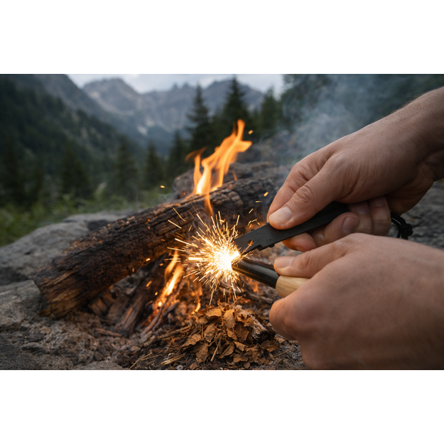 BSH ADVENTURE K-017 biezs magnija krams uguns aizdedzinā&scaron;anai